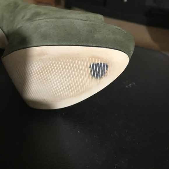 Enzo Angiolini Suede Peep Toe Stiletto Platform - Picture 10 of 11